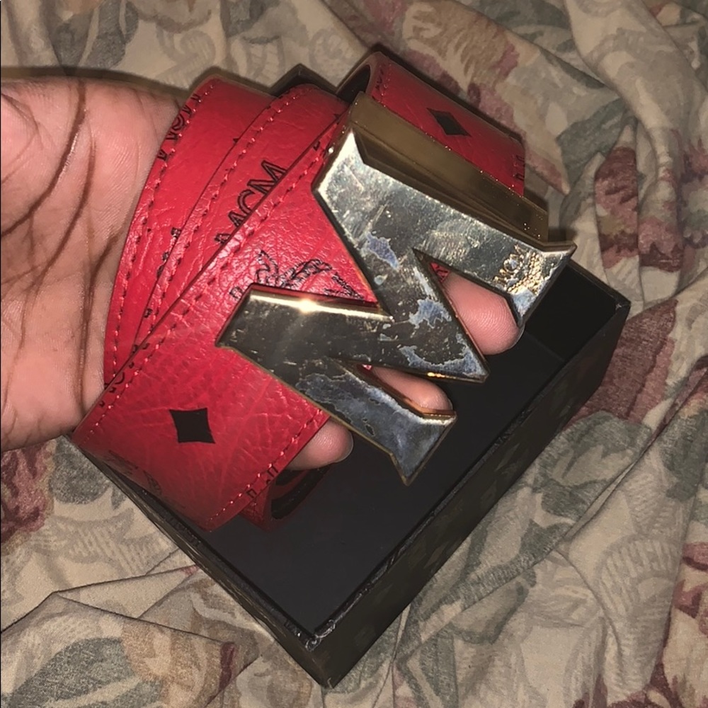 Red MCM Belt